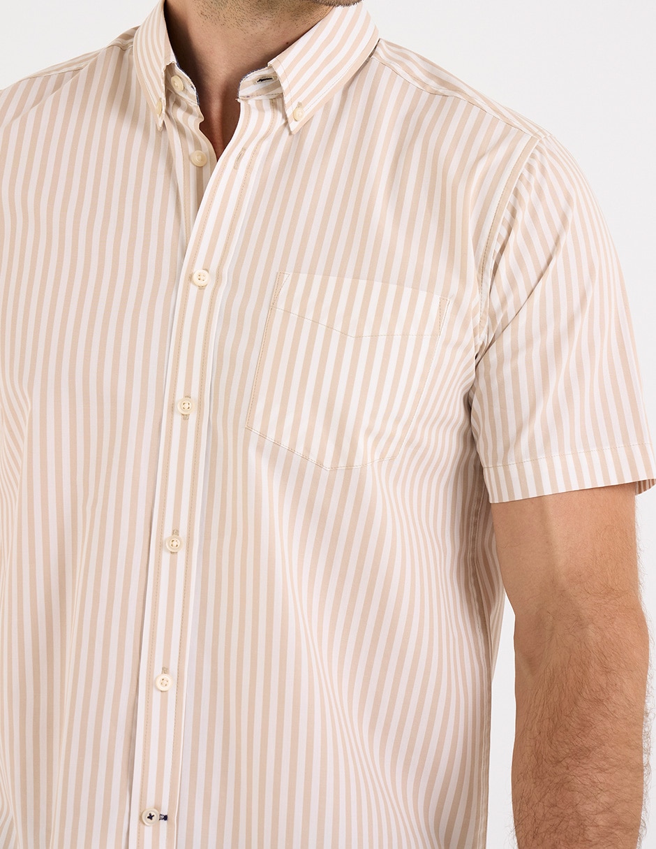 Camisa casual manga corta para hombre 4
