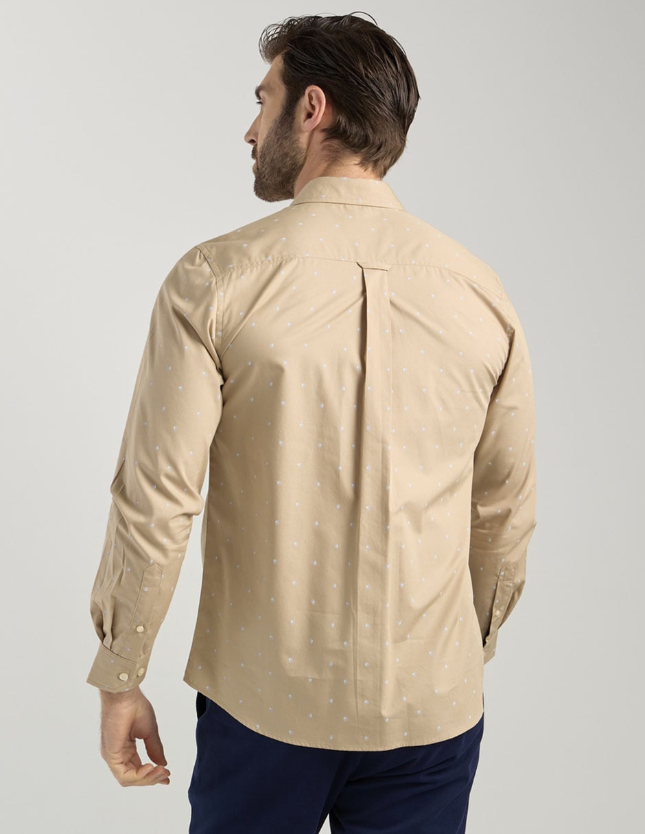 Camisa casual de algodón manga larga para hombre 2