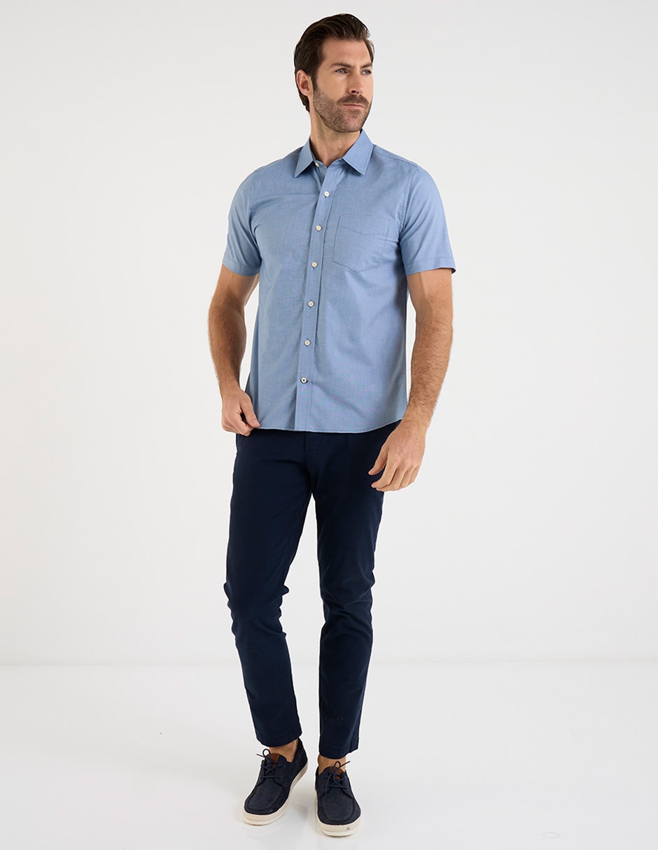 Camisa casual manga corta para hombre 3