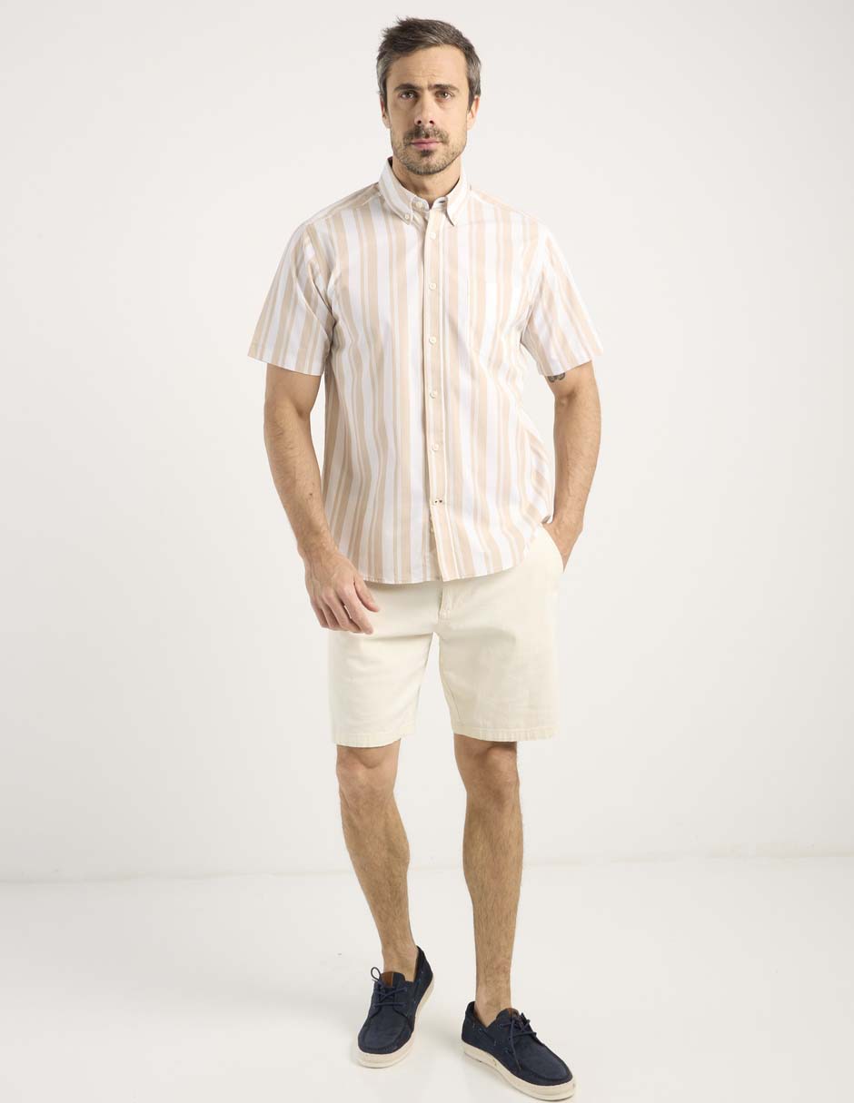 Camisa casual manga corta para hombre 3