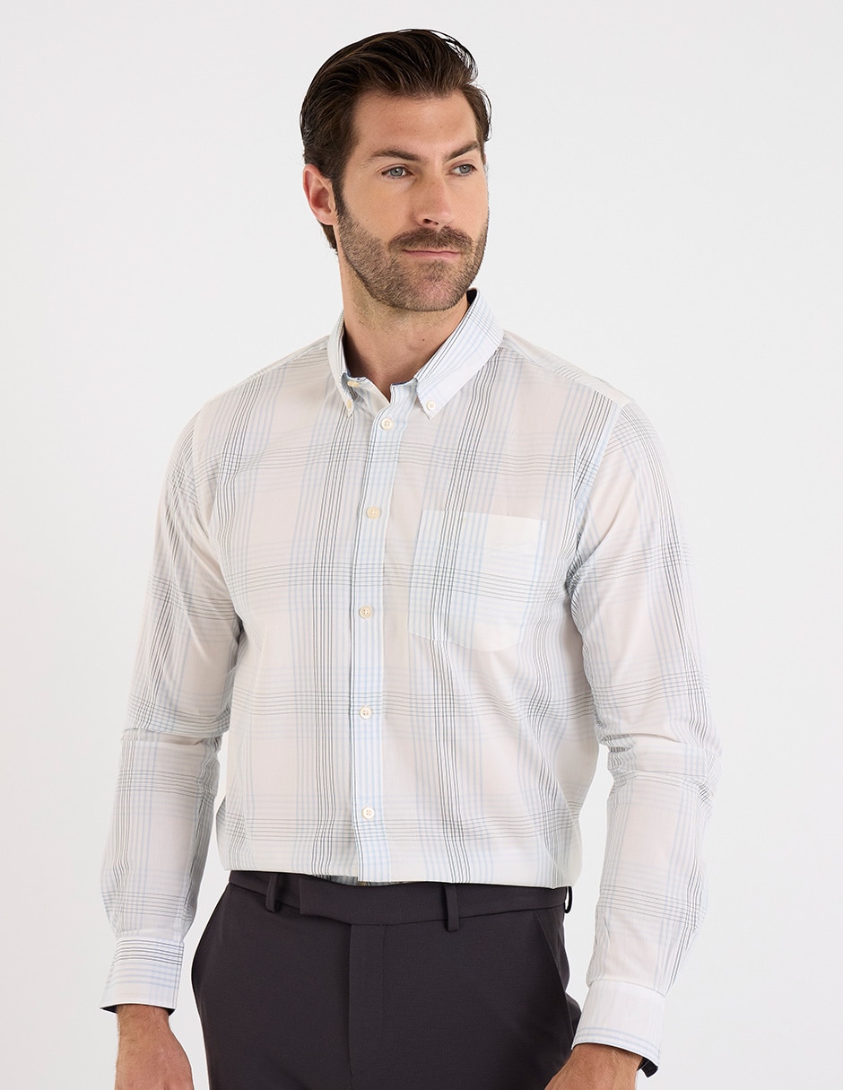 Camisa casual manga larga para hombre Camisa casual manga larga para hombre