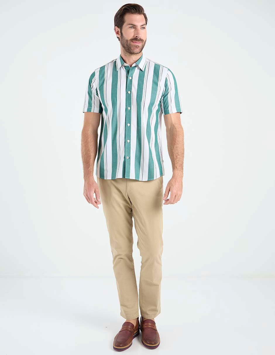 Camisa casual manga corta para hombre 3