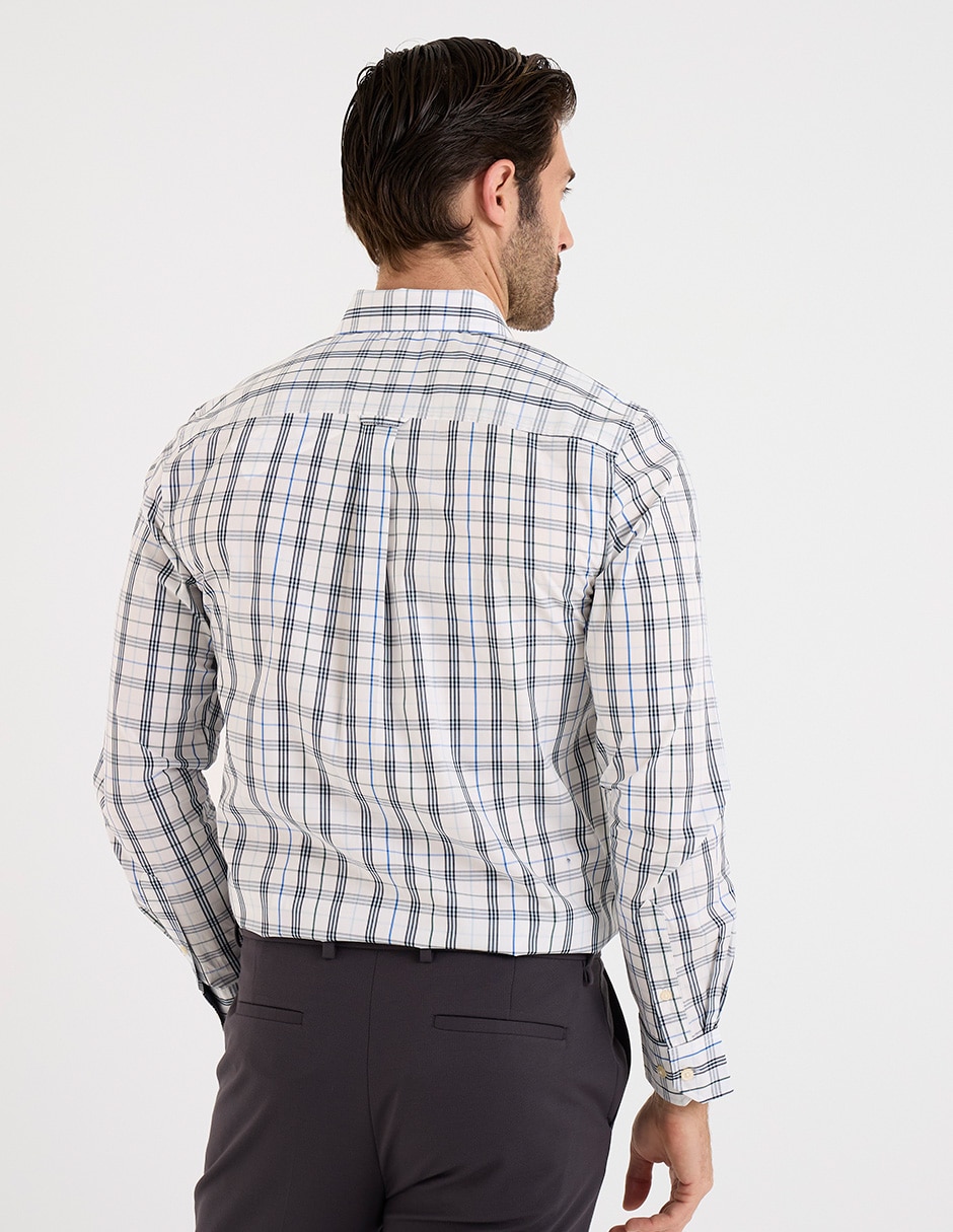 Camisa casual manga larga para hombre 2