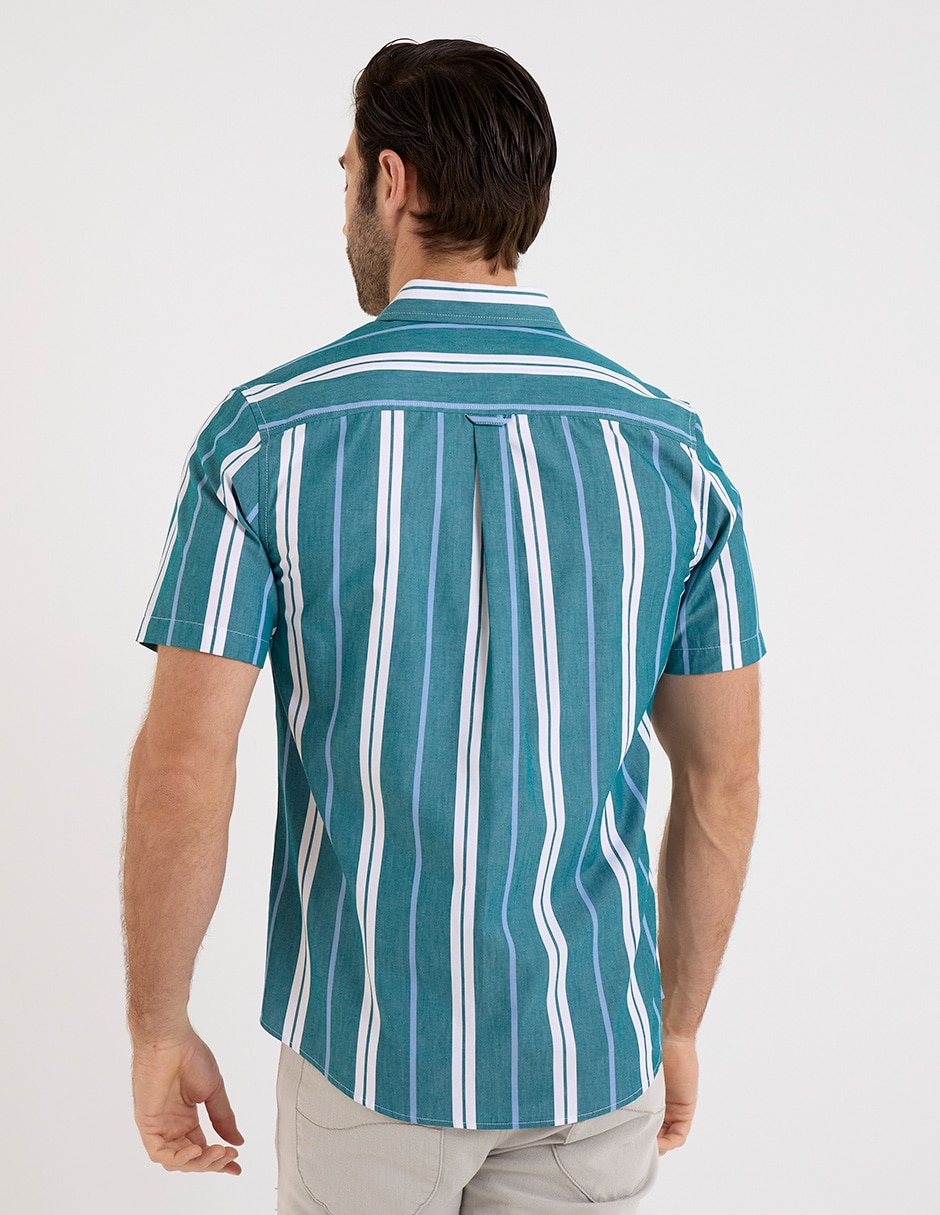 Camisa casual manga corta para hombre 2