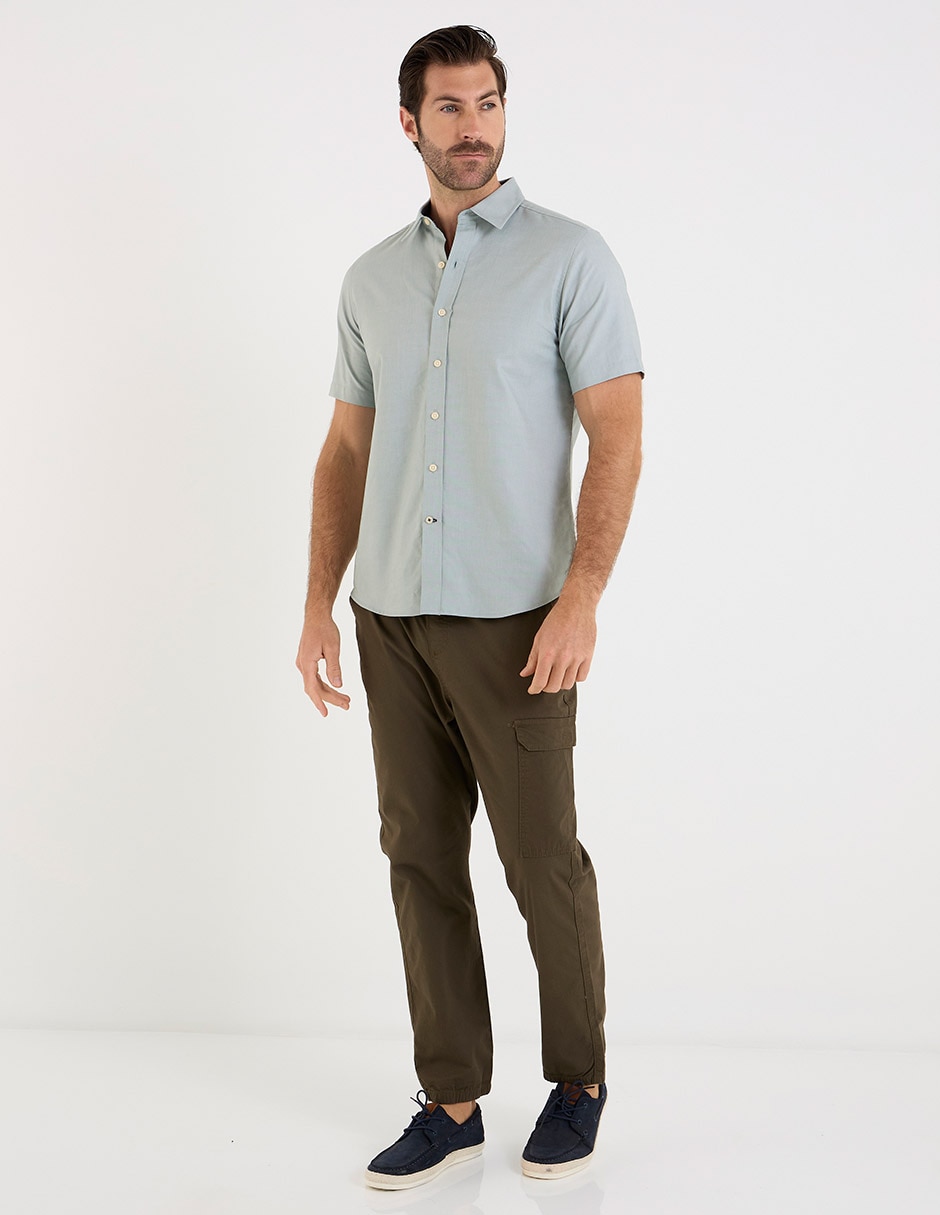 Camisa casual manga corta para hombre 3