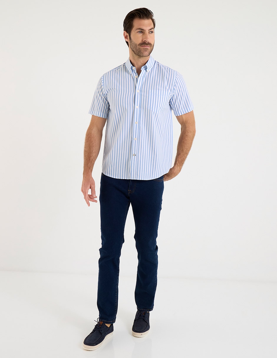 Camisa casual manga corta para hombre 3