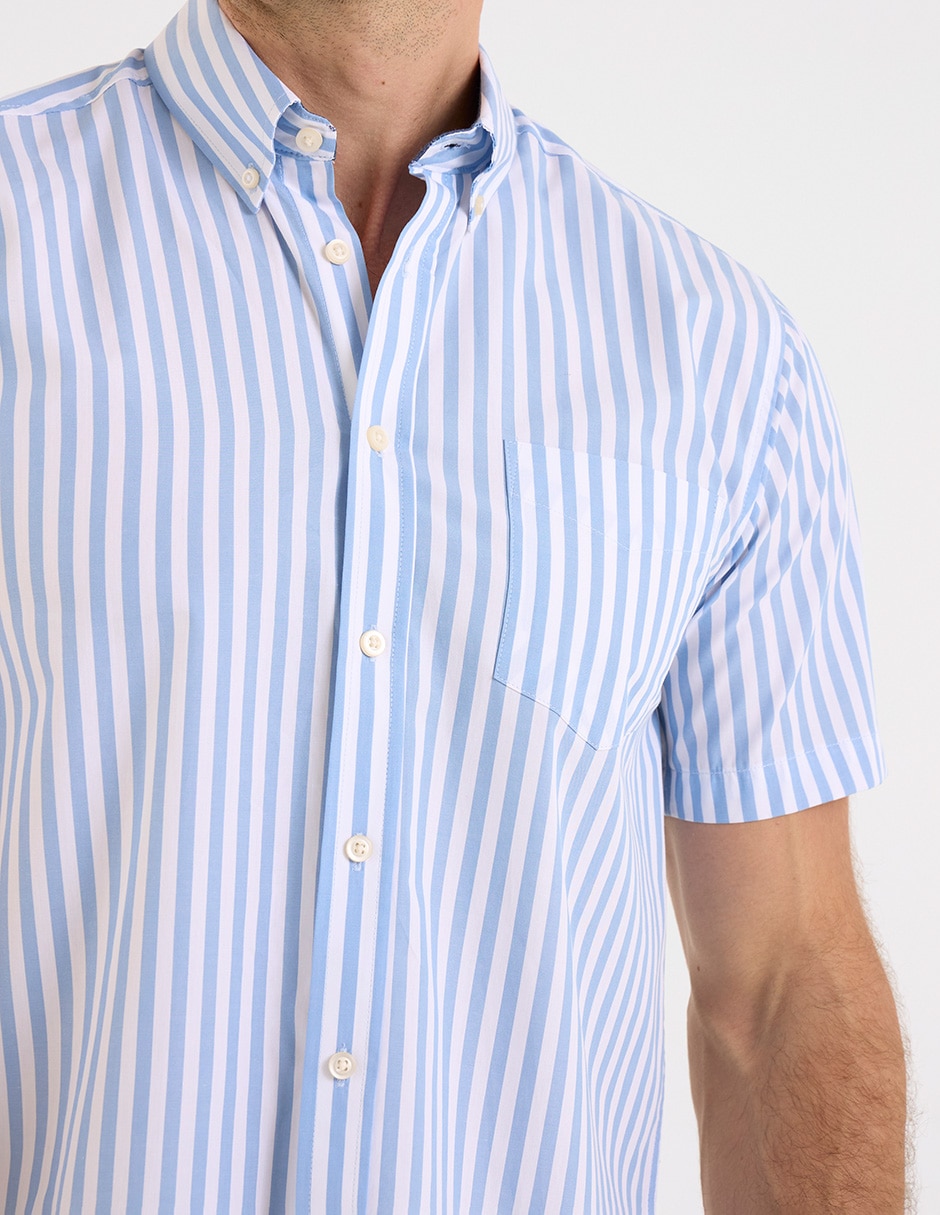 Camisa casual manga corta para hombre 4