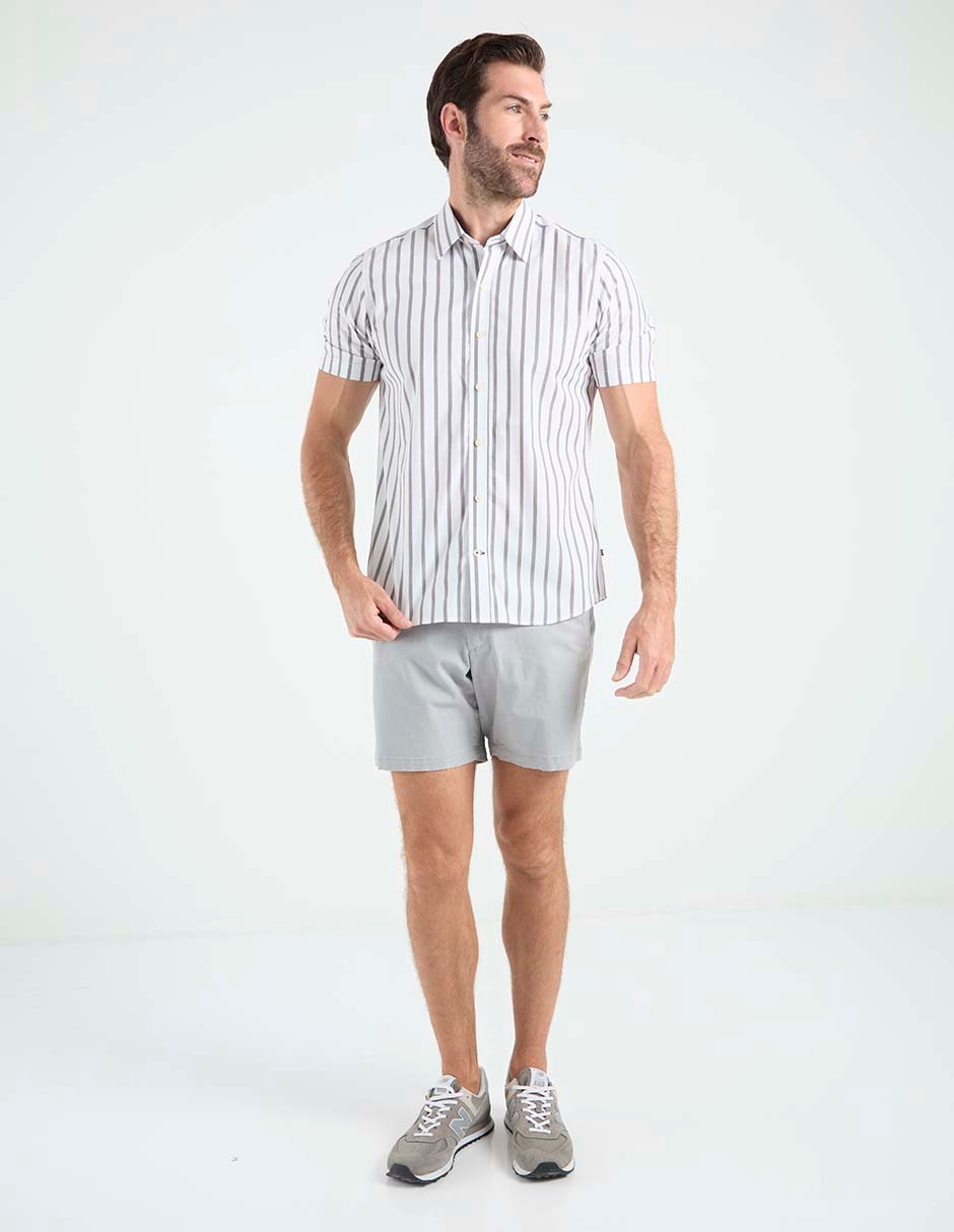 Camisa casual manga corta para hombre 3