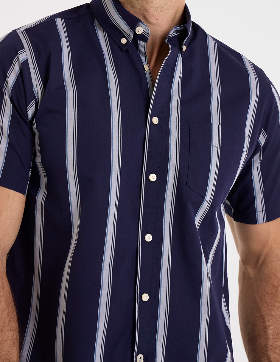Camisa casual manga corta para hombre 4