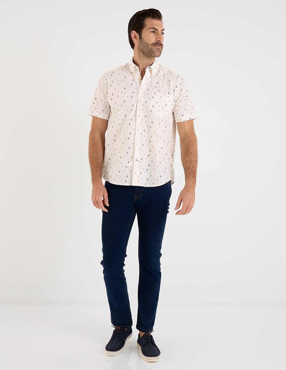 Camisa casual manga corta para hombre 3