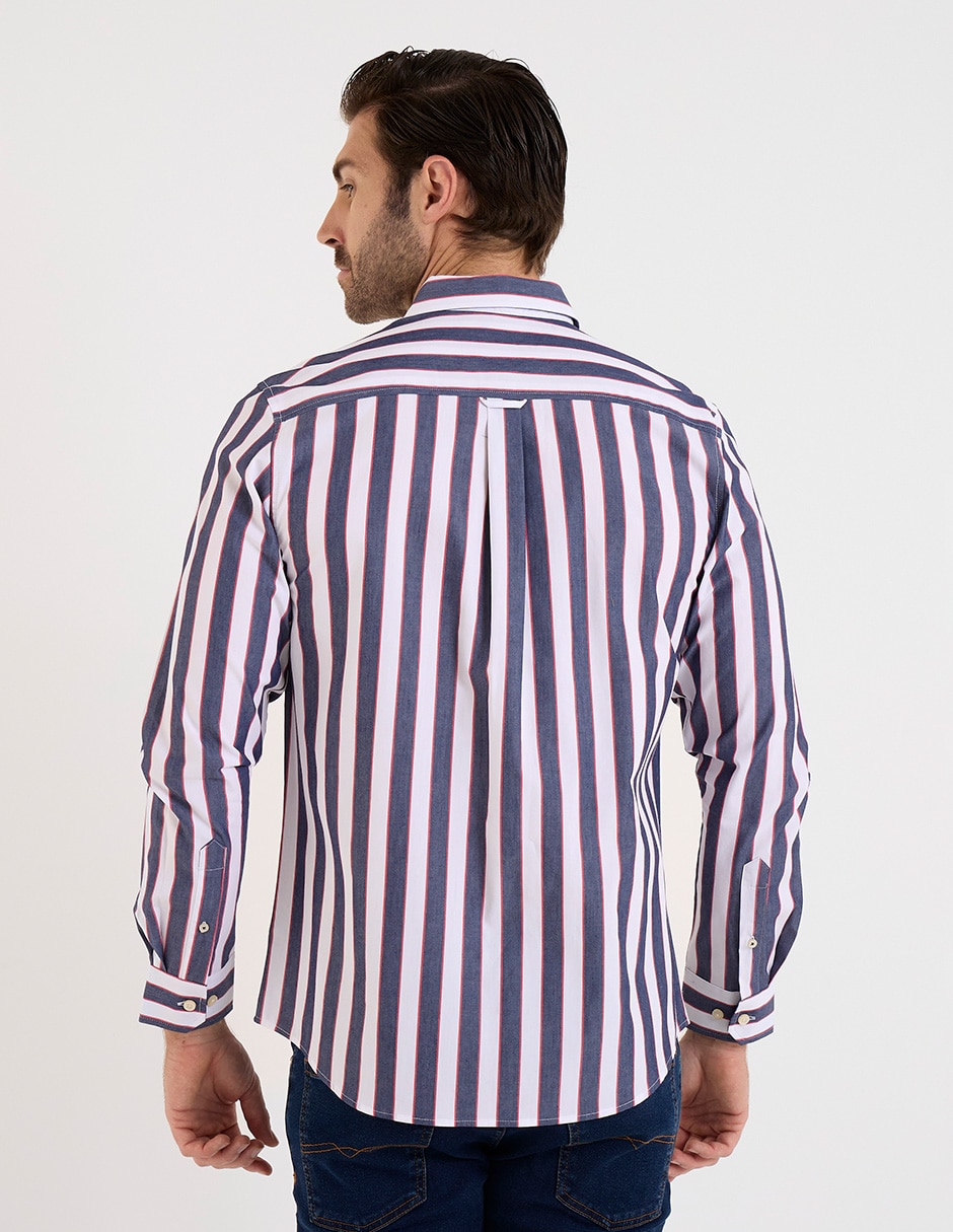 Camisa casual manga larga para hombre 2