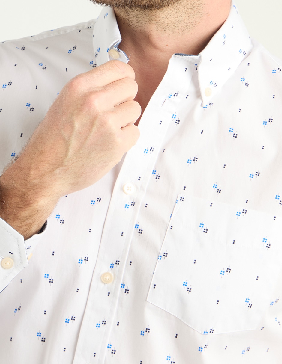 Camisa casual de algodón manga larga para hombre 2