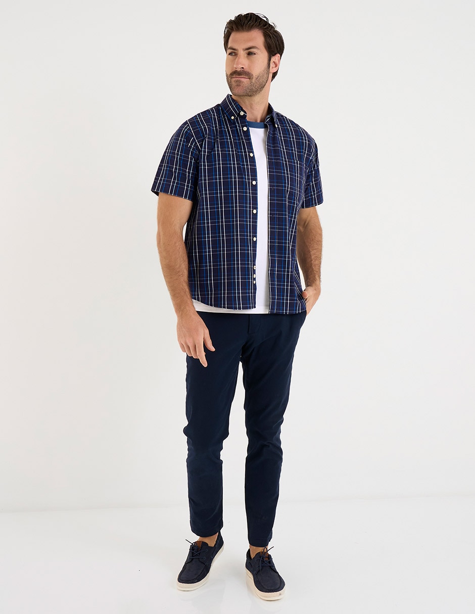 Camisa casual manga corta para hombre 3
