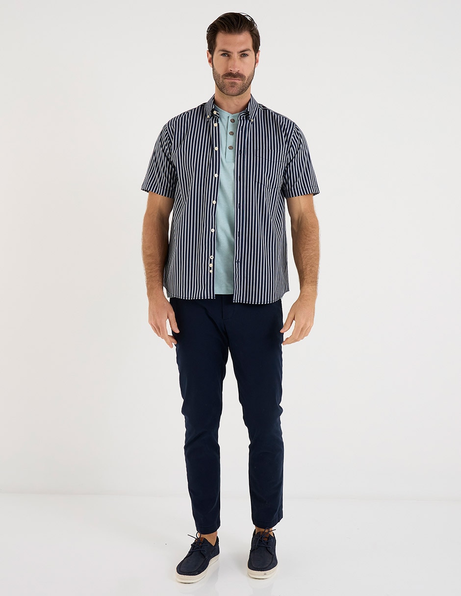 Camisa casual manga corta para hombre 3