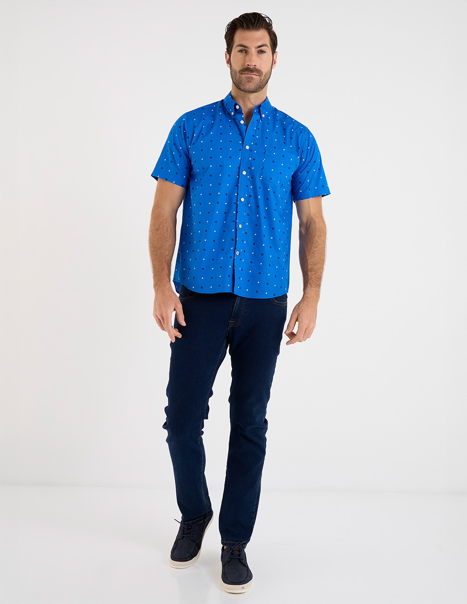 Camisa casual manga corta para hombre 3