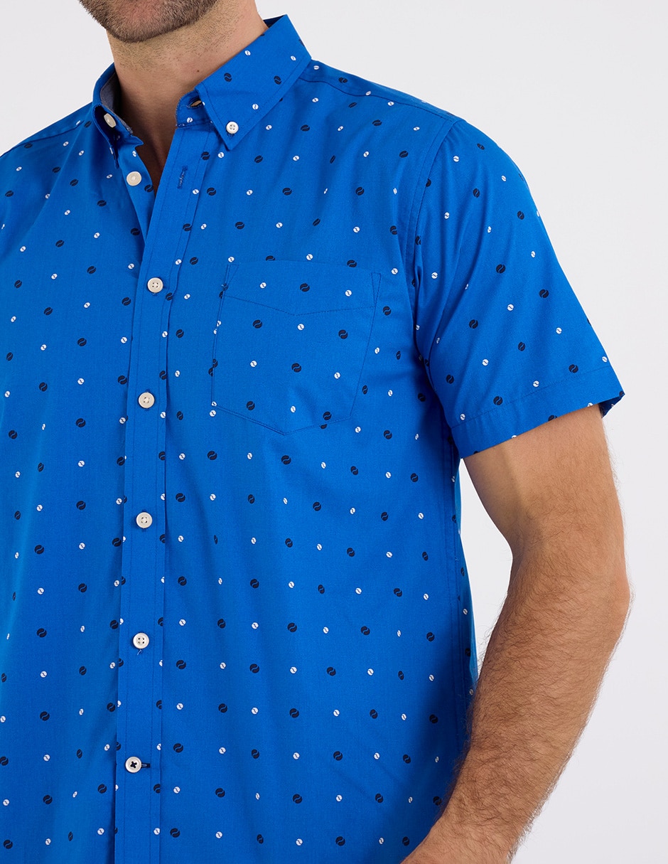 Camisa casual manga corta para hombre 4