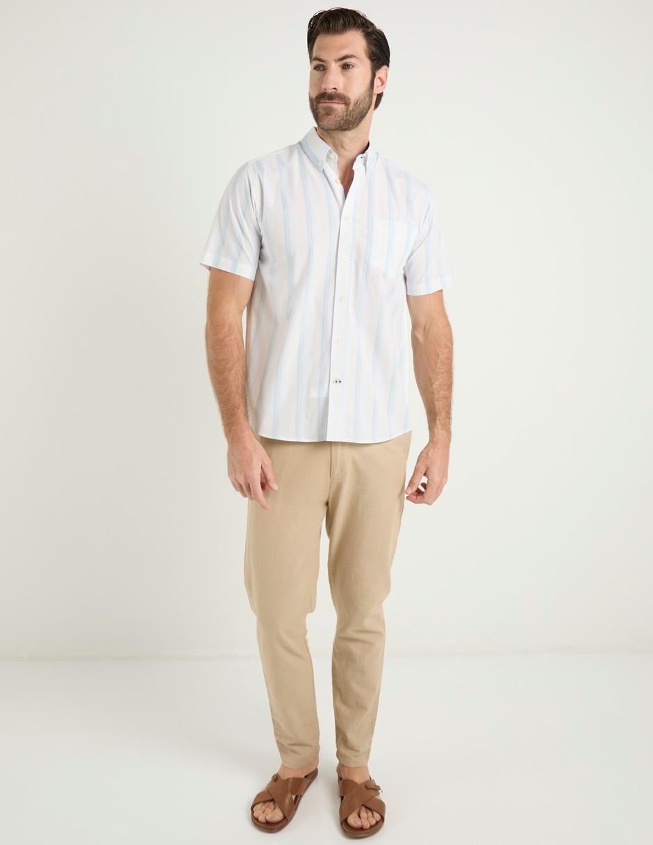 Camisa casual manga corta para hombre 2