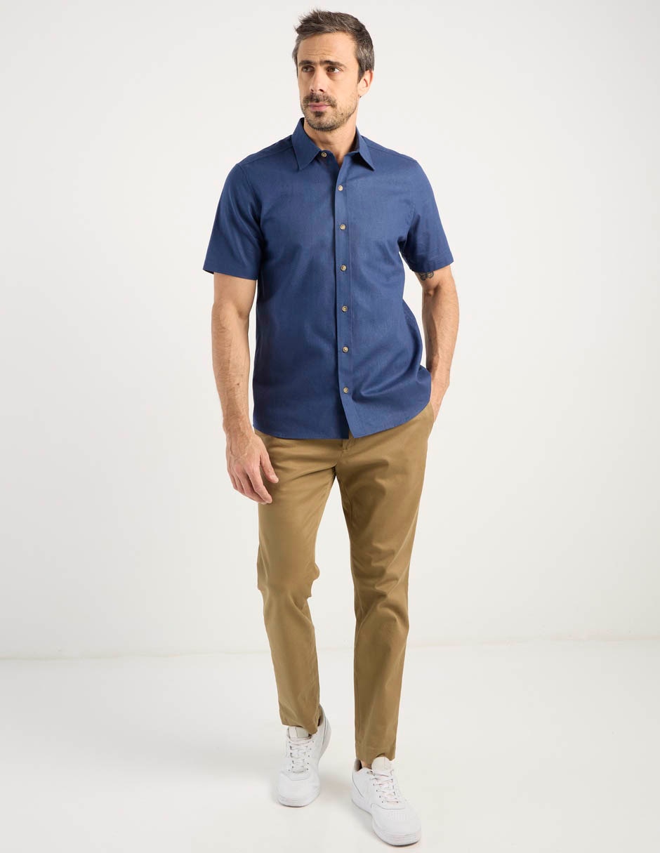 CAMISA WKH26452-03 WE, EG, AZUL MARINO