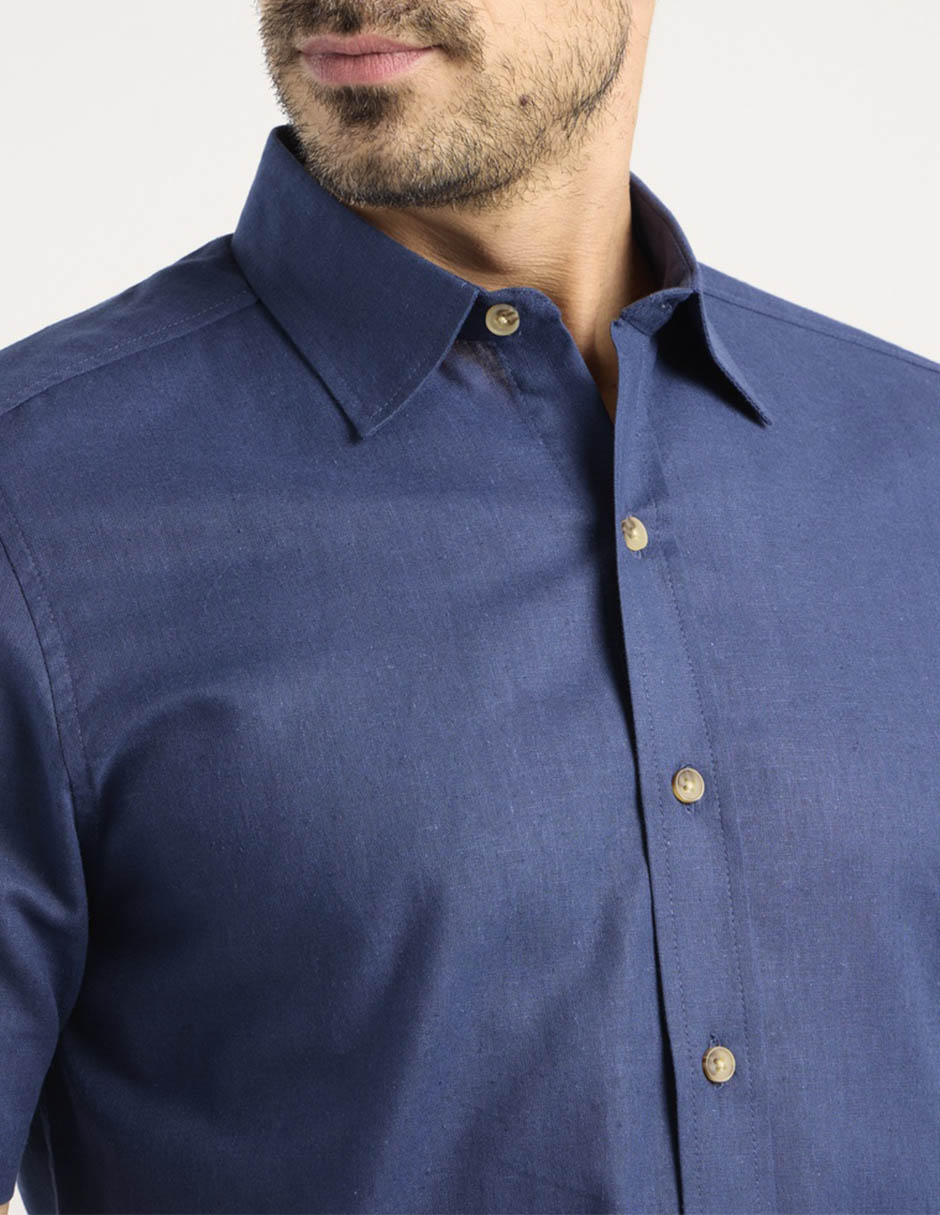 CAMISA WKH26452-03 WE, EG, AZUL MARINO