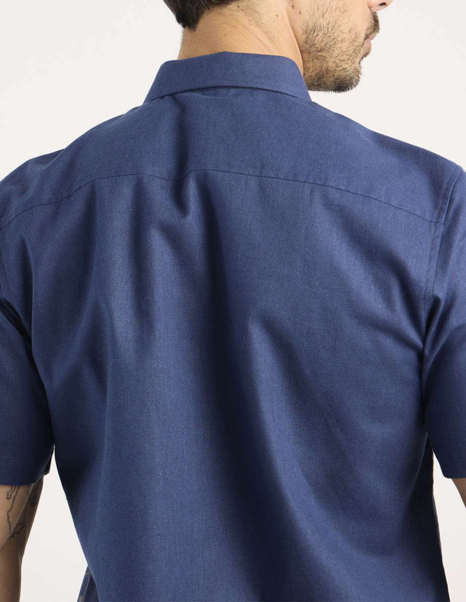 CAMISA WKH26452-03 WE, EG, AZUL MARINO