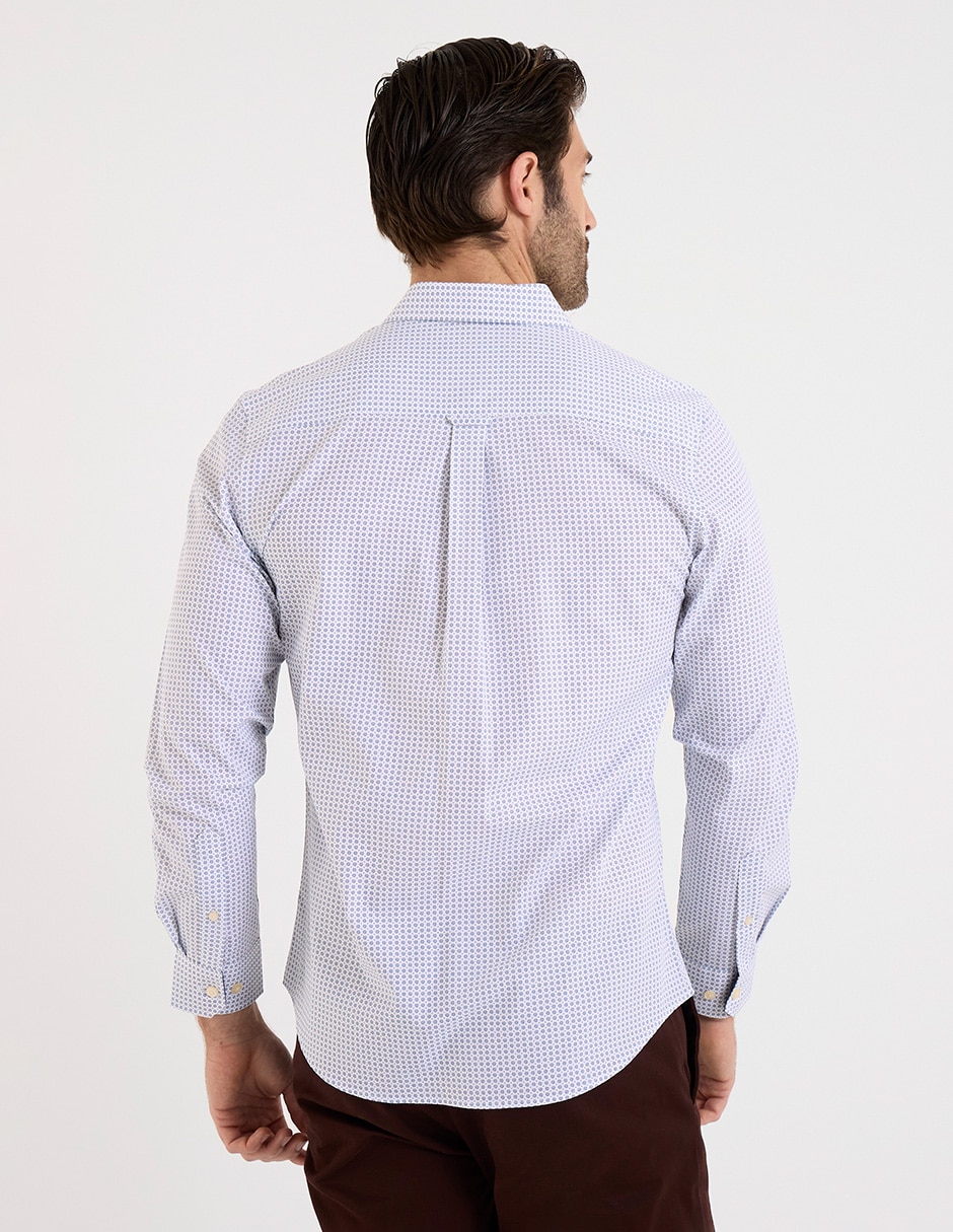 Camisa casual manga larga para hombre 2