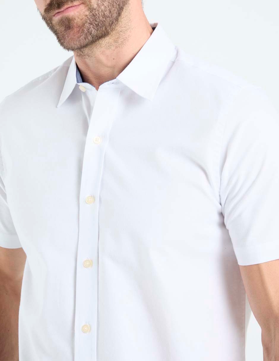 Camisa casual manga corta para hombre 4