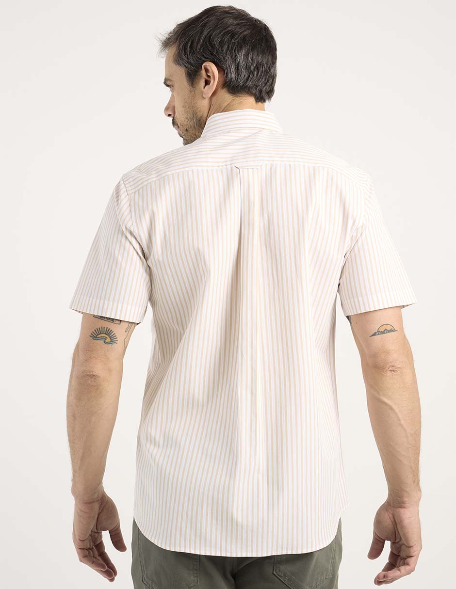 Camisa casual manga corta para hombre 6