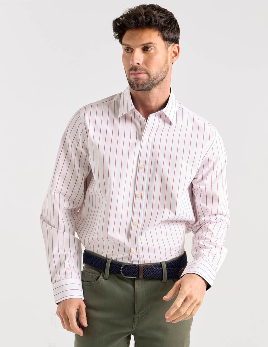Camisa casual manga larga para hombre 2