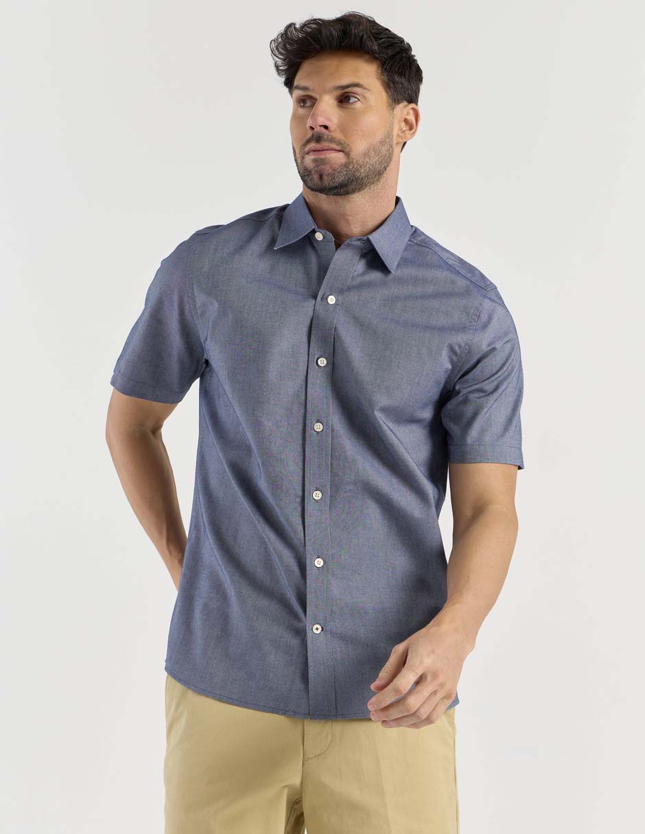 Camisa casual manga corta para hombre 2