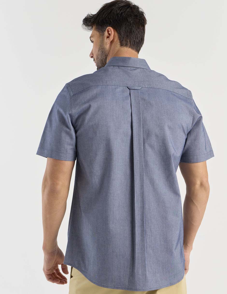 Camisa casual manga corta para hombre 6