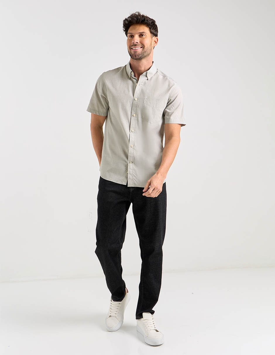 Camisa casual manga corta para hombre 3