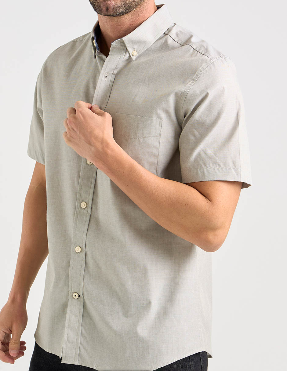 Camisa casual manga corta para hombre 5