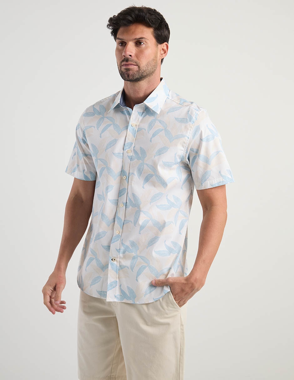 Camisa casual manga corta para hombre 2