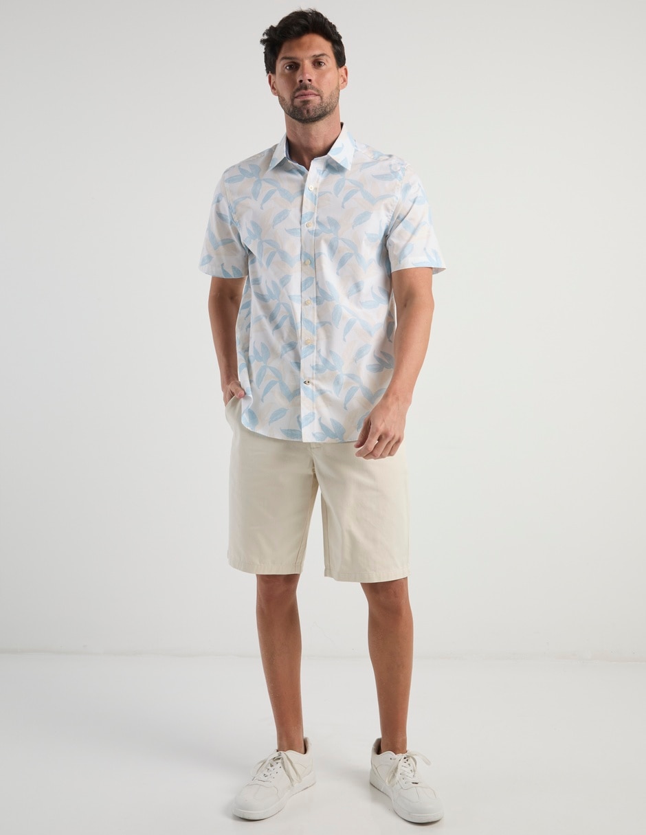 Camisa casual manga corta para hombre 3