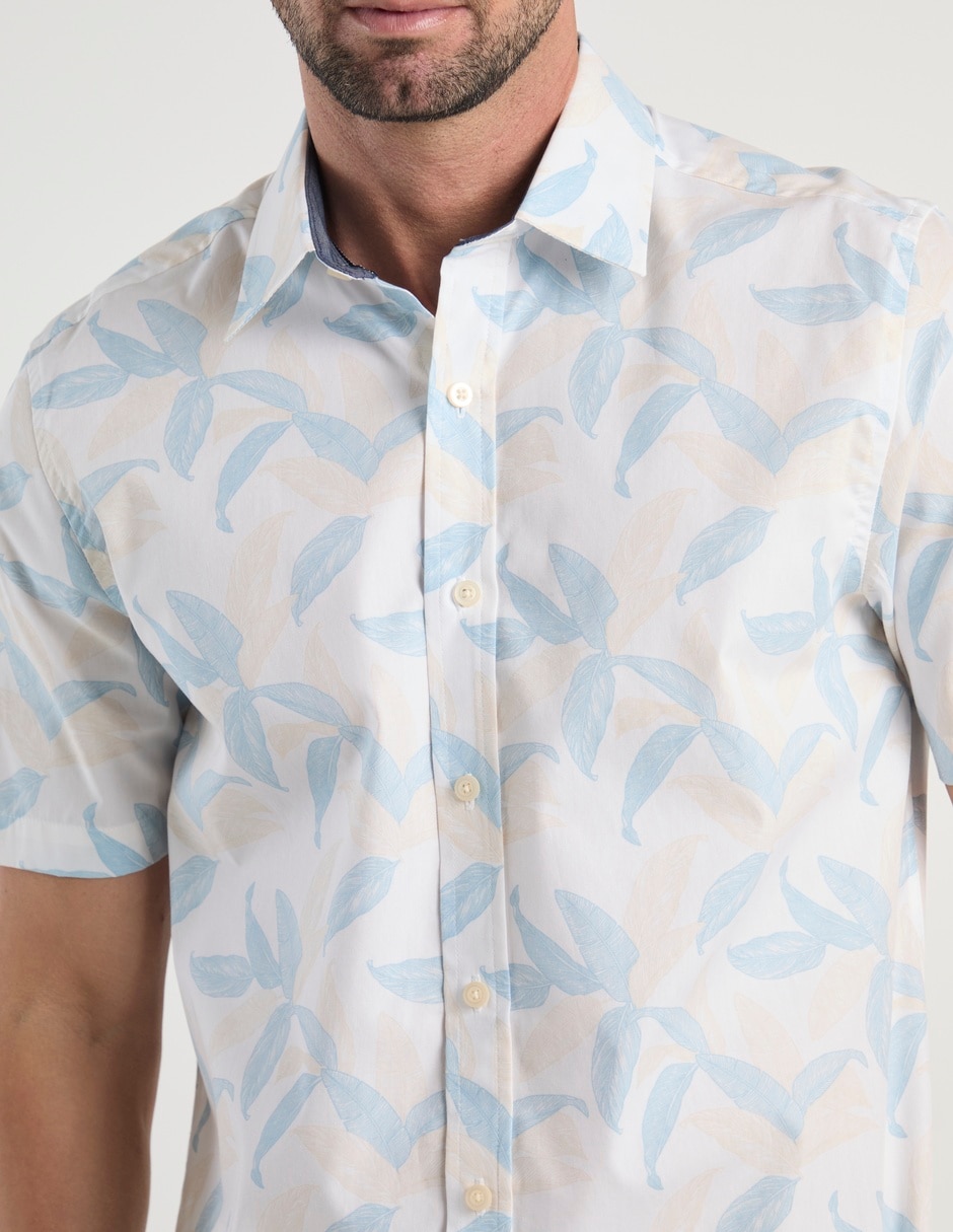 Camisa casual manga corta para hombre 5