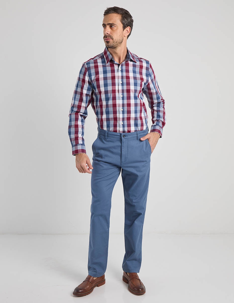 Camisa casual manga larga para hombre 3