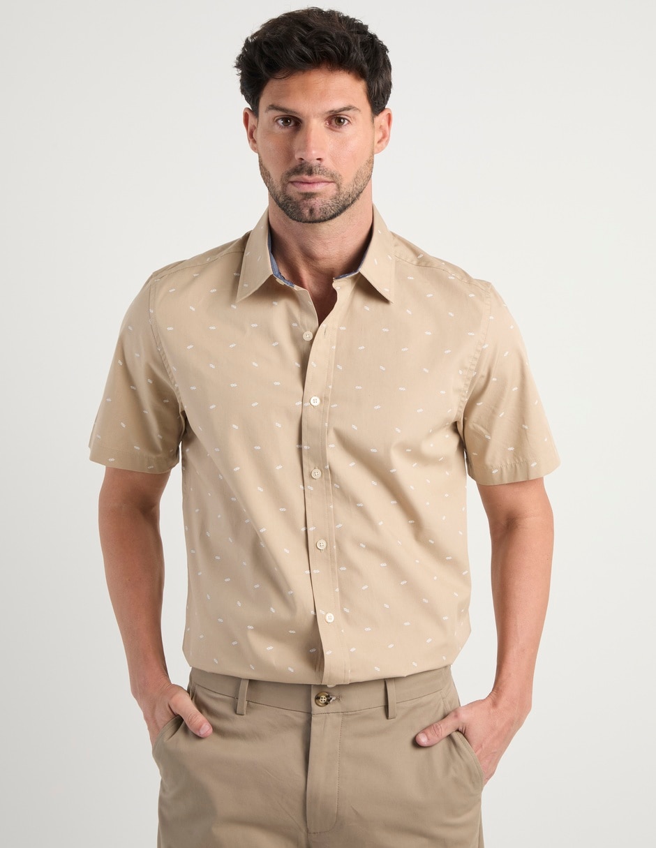 Camisa casual manga corta para hombre 2