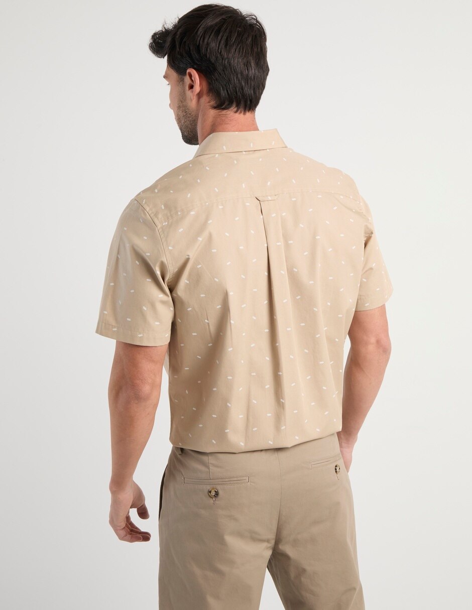 Camisa casual manga corta para hombre 6