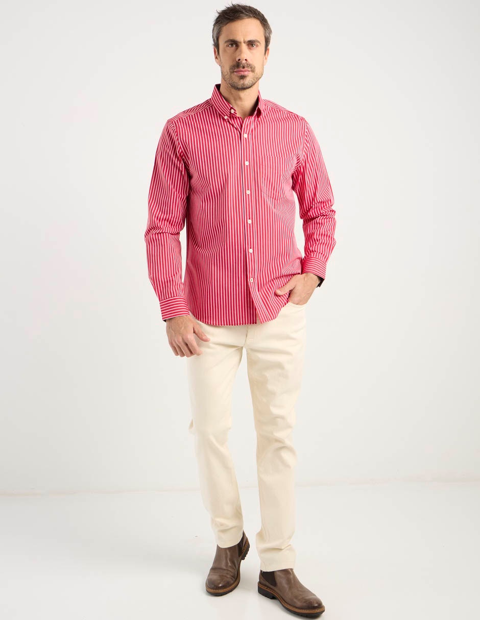 Camisa casual manga larga para hombre 3