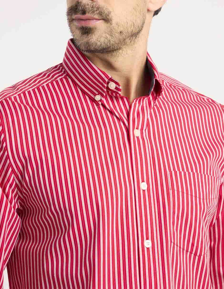 Camisa casual manga larga para hombre 4