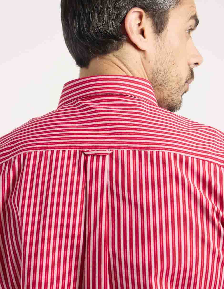 Camisa casual manga larga para hombre 5