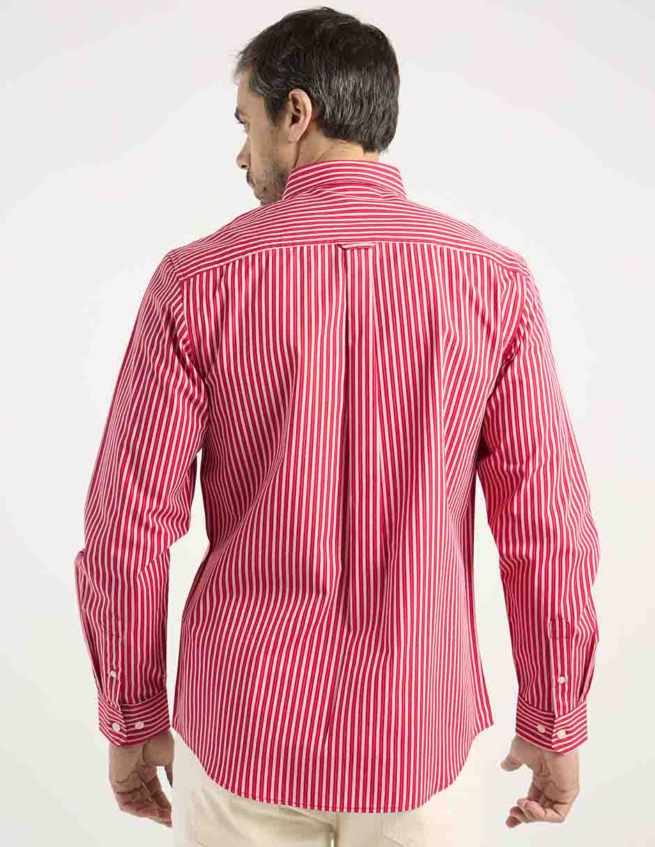 Camisa casual manga larga para hombre 6