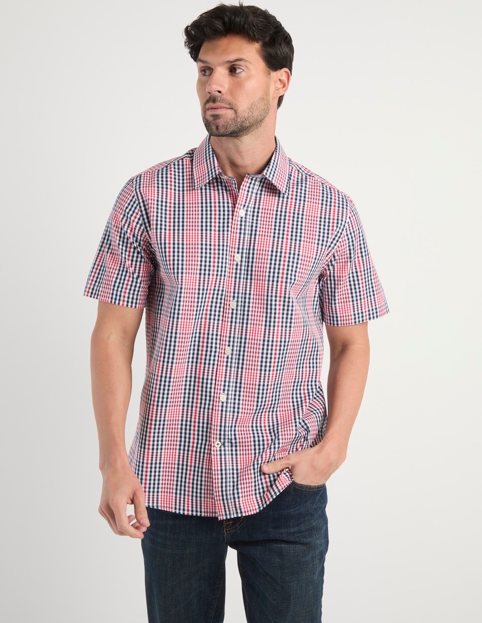 Camisa casual manga corta para hombre 2