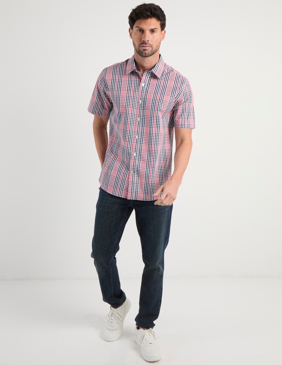 Camisa casual manga corta para hombre 3