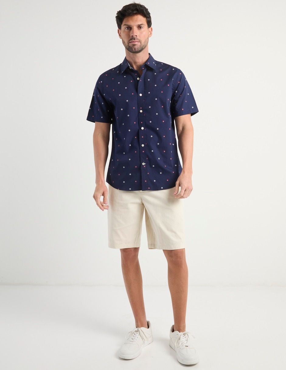 Camisa casual manga corta para hombre 3