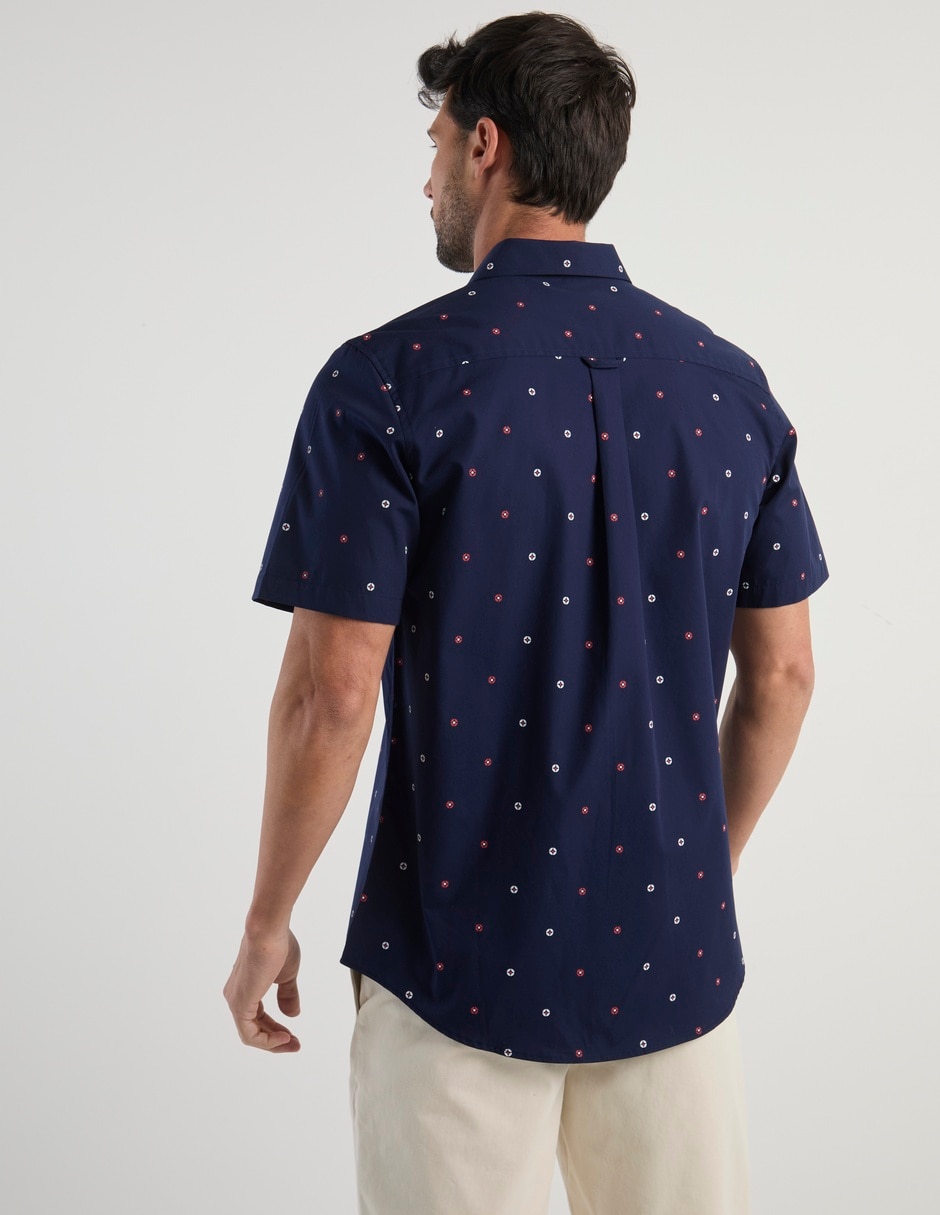 Camisa casual manga corta para hombre 6