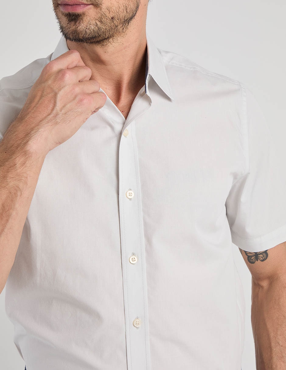 Camisa casual manga corta para hombre 5