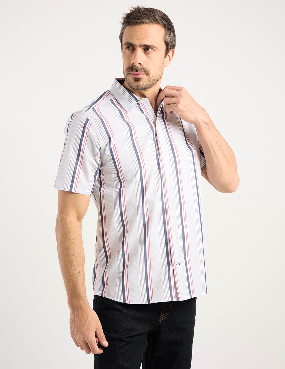 Camisa casual de algodón manga corta para hombre 2