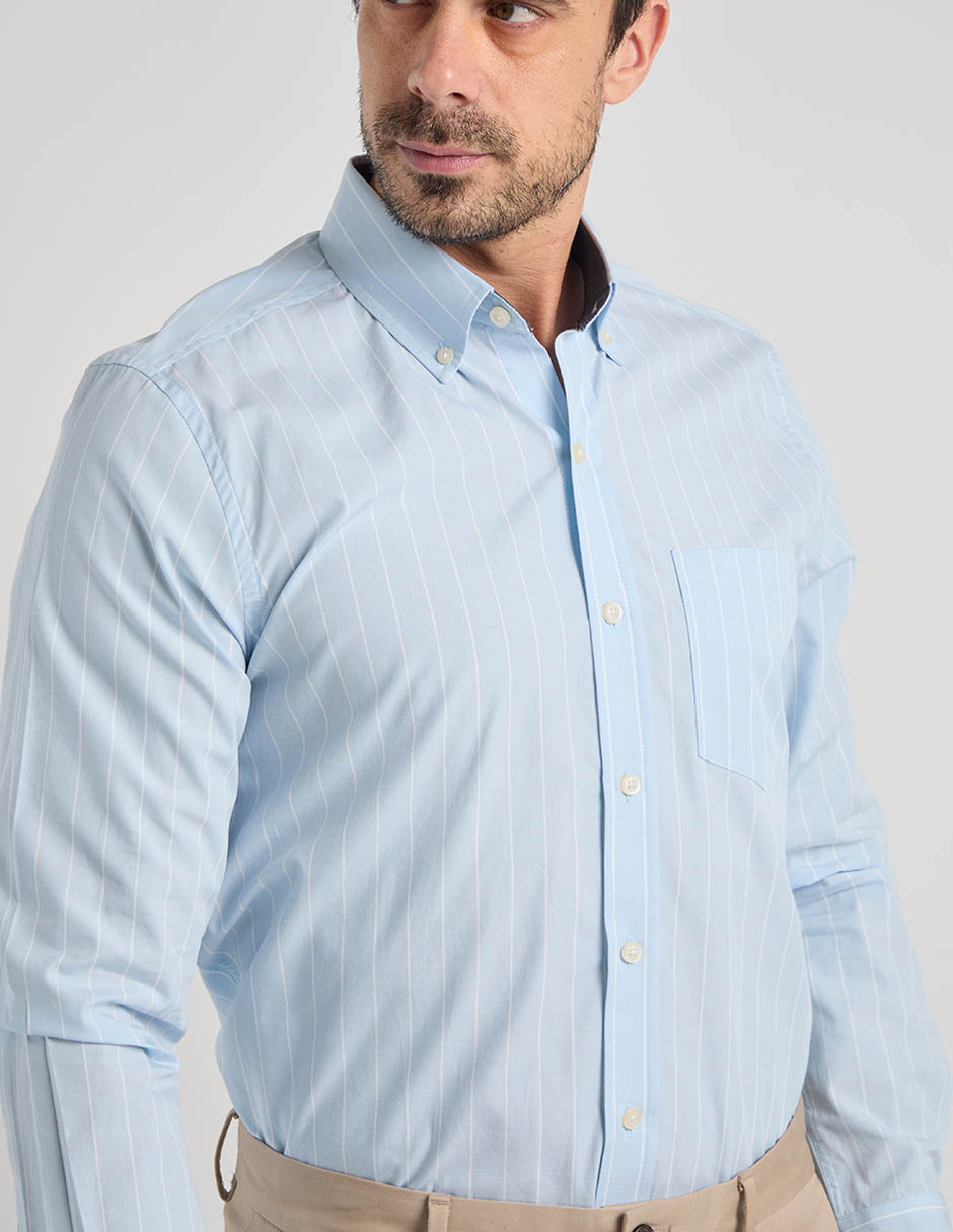Camisa de vestir manga larga para hombre 5