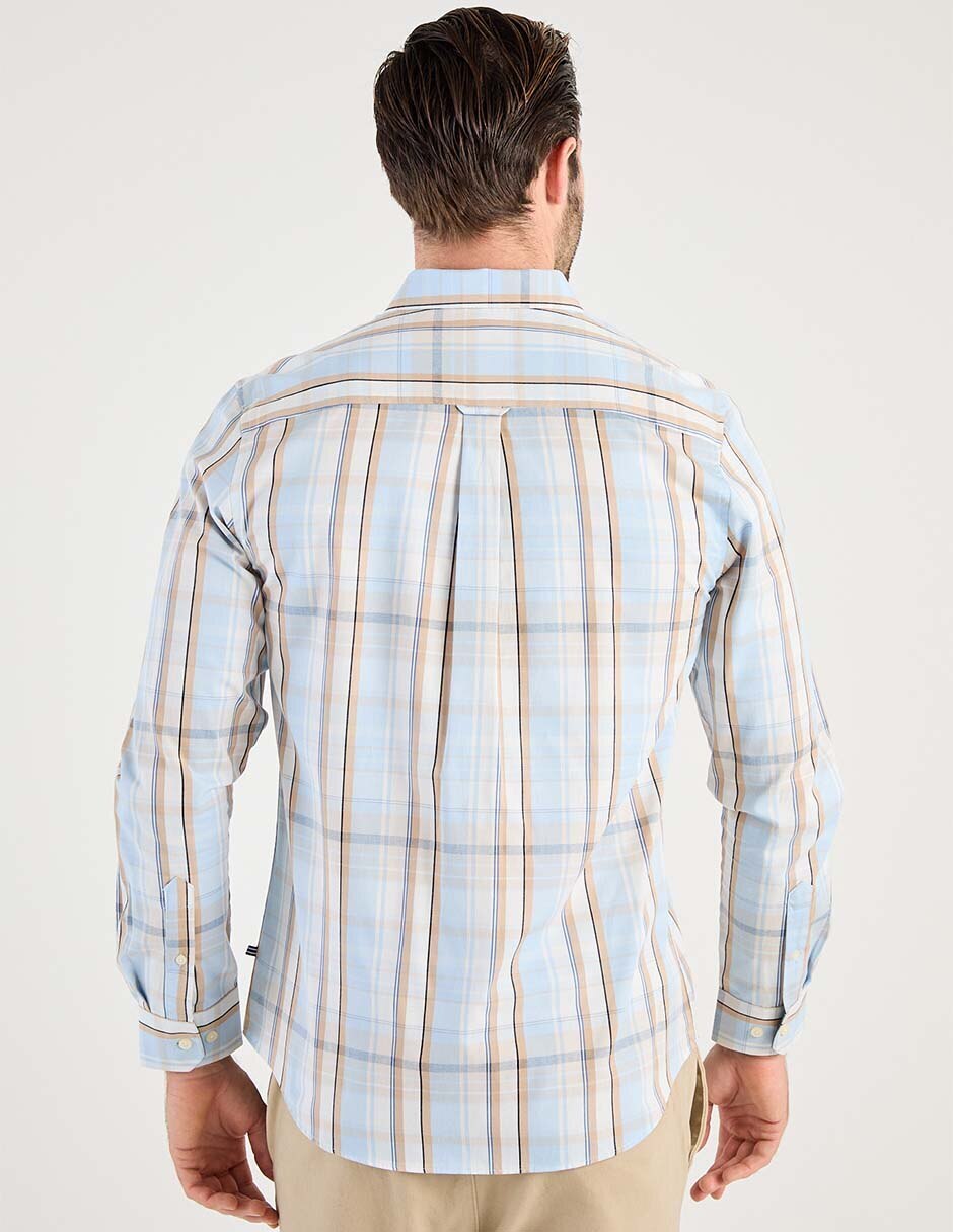 Camisa casual manga larga para hombre 2